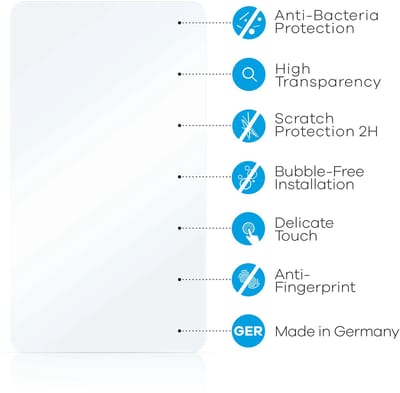 upscreen - Screenprotector voor Allview A7 Lite - Folie Beschermfolie transparant antibacterieel