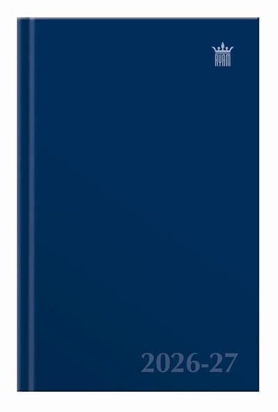 Ryam | Studie Agenda Uni | 2026/2027 | Genaaid gebonden | A5 | Donkerblauw |