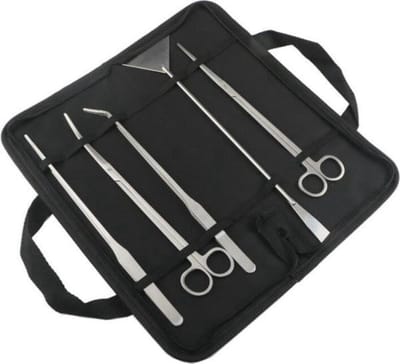 5 in 1 RVS Aquarium Tank Waterplant Pincet Schaar Tool Set Aquariums & Vis Starter Kits