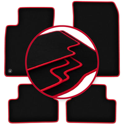 CARLUX-RED automatten voor: Mercedes W176 A-Klasse (2012-2018)