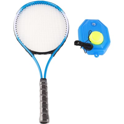 Tennis Trainer Oversized Draagbare Tennis Oefenset Tennis Oefentrainingstool voor Alle Leeftijden blue
