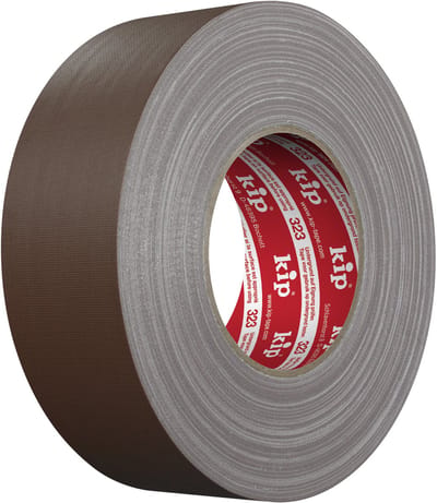 Kip Gaffer's tape - Duct Tape - Bruin 50 mm x 50 m - Niet-reflecterende textieltape met 77 Mesh weefsel en PE-laminering voor podiumgebruik en theater - Hoge kleefkracht met UV-filter voor binnen en buiten - Temperatuurbestendig tot 60°C