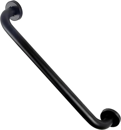 Balance Assist veiligheidshandgreep voor in bad, antislip handgreep van 304 roestvrij staal, zwarte handgreep voor badkuip, toilet, keuken, slaapkamer en douche (40 cm)