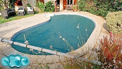Luchtkussenfolie, 3 x 2 m, eco-duurzaam, OXO Preserve, 400 micron, niet omrand, voor begraven of bovengrondse zwembaden, Made in France