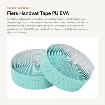 Dailygoods- Stuurband Impactkrachtreductie - Antislip - Schokabsorberend - Comfortabel - Hoogwaardige PU/EVA - Verbeterde grip - Stuurbanden