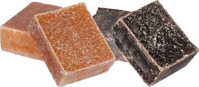 Ideas4seasons Amberblokjes/geurblokjes - musk en amber - 6x stuks - huisparfum