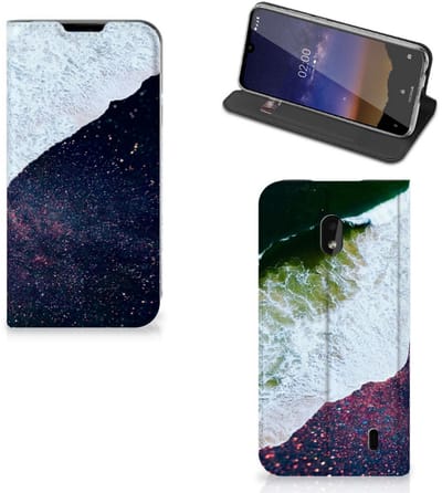 Nokia 2.2 Stand Case Sea in Space