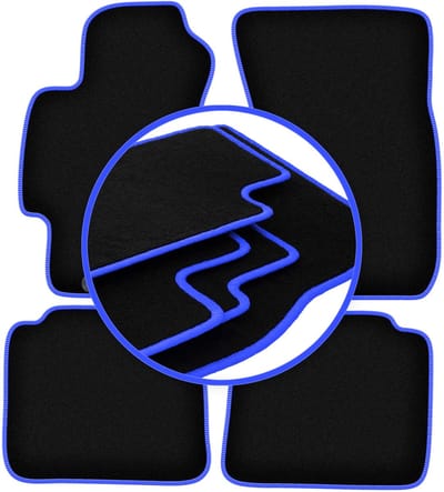 CARLUX-BLUE automatten voor: Subaru Impreza III GH hatchback, stationwagen, WRX (2007-2013)