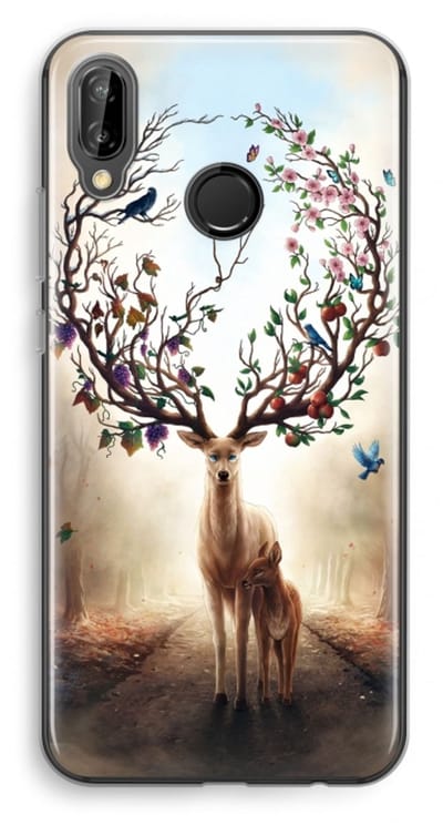 Case Company® - Hoesje geschikt voor Huawei P20 Lite hoesje - Seasons Change - Soft Cover Telefoonhoesje - Bescherming aan alle Kanten en Schermrand