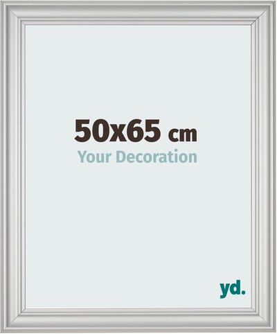 Your Decoration - Fotolijst 50x65 cm - MDF - Zilver Mat - Lazio