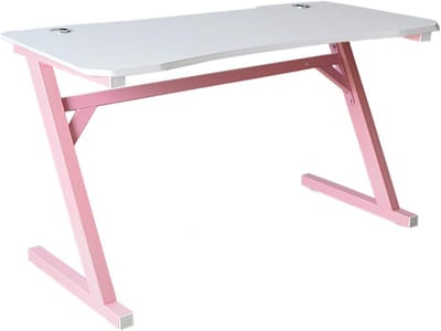 Kinderbureau - Meisjesbureau - Studeren en Spelen - Kabelmanagement - 75 cm hoog - Roze