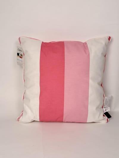 Sierkussen met paspel 45x45 Vivero pink