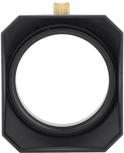 Allecto - 49mm DV Zonnekap - Bescherming voor videocamera - Compact formaat - Schaduw voor digitale camera - Vervangingsoptie voor lenskap - Geschi...