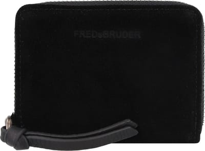 FredsBruder Jo Portemonnee Leer 11 cm - Dames - Horizontaal - black