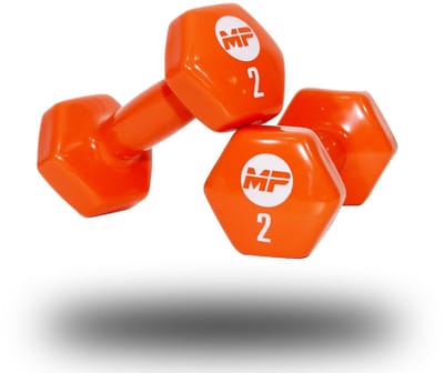 Vinyl dumbbells MP920 2 x 2 kg
