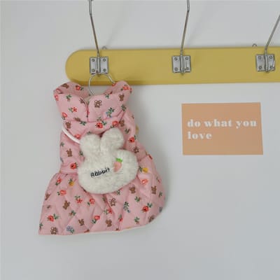 Herfst en Winter Hondenjurk Schattig Konijn Huisdier Teddyberen VIP Pomeriaan Kat Schnauzer Kleine Hond Hond Maltezer Kleding Rok XXL