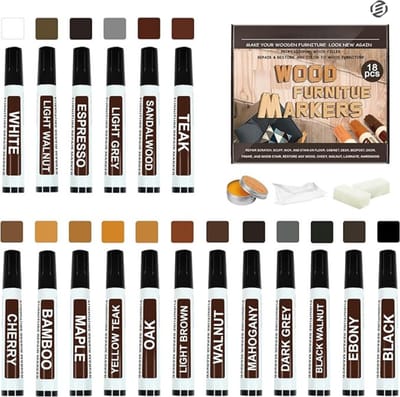 Equivera Laminaat Reparatieset - Laminaat Repareren - Meubel Reparatie - Meubel Reparatieset - Laminaatstift - Laminaat Stift - Laminaat Stiftje Reparatie