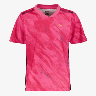 Dutchy Dry meisjes voetbal T-shirt roze - Maat 152