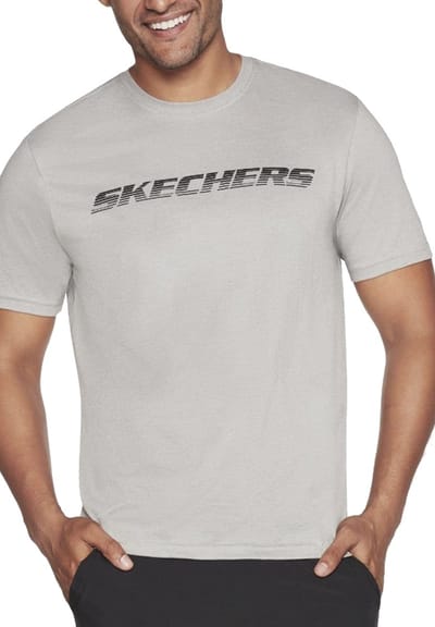 Skechers MEN'S MOTION TEE Shirt Heren T-shirt MTS367 183 CMNT grijs