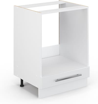 Vicco Fame-Line Ovenombouwkast – 60 cm zonder werkblad Wit Hoogglans