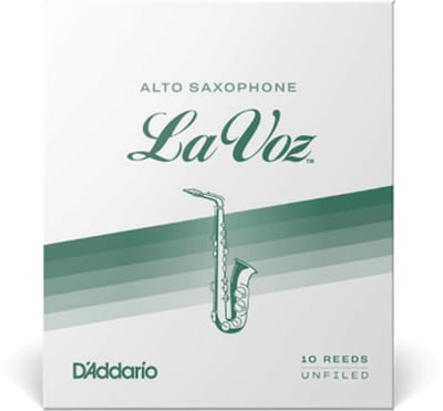 D'Addario Woodwinds Altsaxofoon "Mediumsoft" doos met 10 rieten - Riet voor altsaxofoon