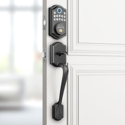 Slim Digitale Deurslot met Vingerafdruk en Toetsenbord - Automatisch Vergrendelend