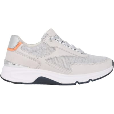 Gabor rollingsoft sensitive 26.895.40 - dames rollende wandelsneaker - Grijs - maat 37.5 (EU) 4.5 (UK)