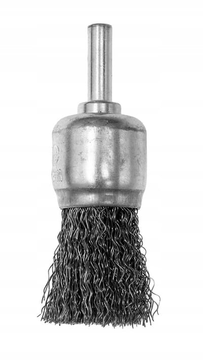 GRAPHITE Penseelstaalborstel 24mm, 6mm schacht, gekromd staal