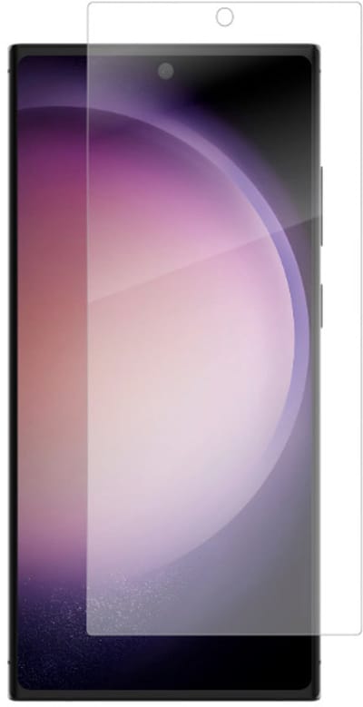 2x TPU Screenprotector Bescherm-Folie geschikt voor Samsung Galaxy S23 Ultra