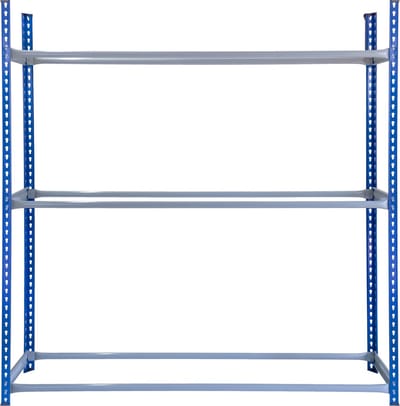 T-rax bandenrek - blauw en grijs - 180x40x185 cm - 450kg draagkracht
