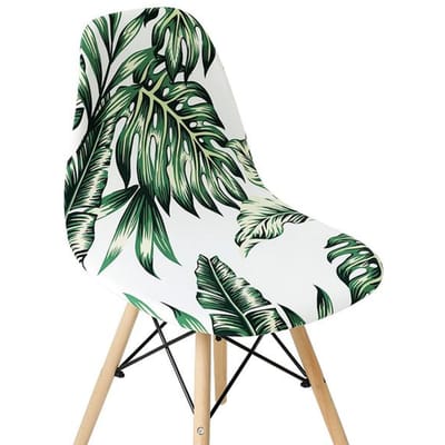 Bedrukte Shell-stoelhoes Stretch Eetkamerstoelhoezen Scandinavische stijl Scandinavische Goedkope stoelhoezen Stoelen voor thuis Hotelkeuken 1 Piece