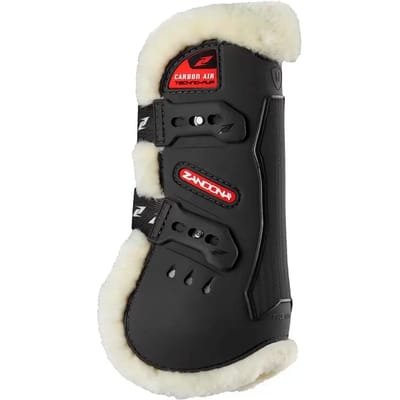 Gesloten Voorbeenschoenen voor Paard Zandonà Carbon Air Techno-Fur