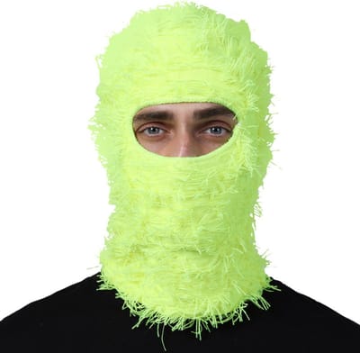 Livano Ski Masker - Bivakmuts - Winter Masker - Balaclava - Ski Mask - Full Face Mask - Neon Groen