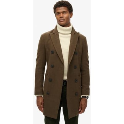 Superdry The Merchant Store - Town jas Khaki Grootte: M