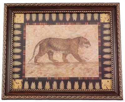 Tijger schilderij - 24 cm x 29 cm