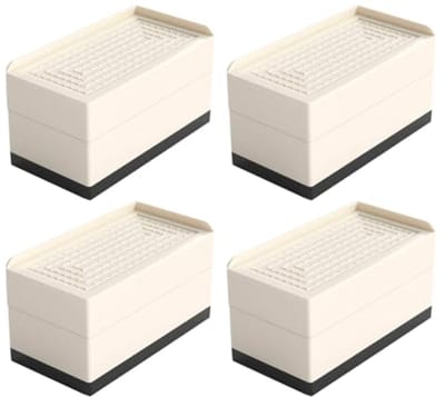 Meubelverhogers 4 stuks - Verstelbaar voor bed, tafel en stoel - 7,5 cm hoogte