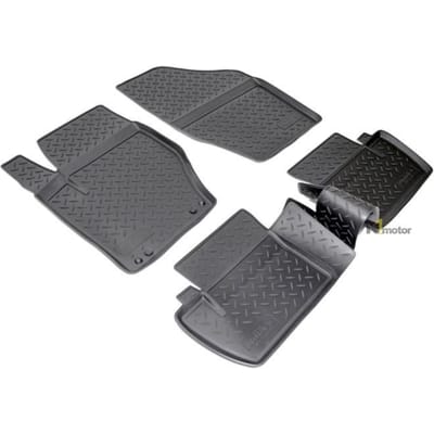 NORM Liners | Tapis De Sol En Caoutchouc TPE Toutes Saisons Pour Citroën C4 2010-2018 noir