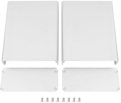 Allecto - Behuizing Elektronische Diy - Aluminium Koeling Case