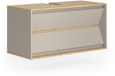 Vicco Edelin Wastafelonderkast – 100 x 50 cm met 2 lades Kasjmier