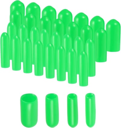 Rubberen Eindkappen - Vinyl Afdekkingen - Vloeren Beschermen - Flexibel Vinyl Materiaal - 100 Stuks - Groen