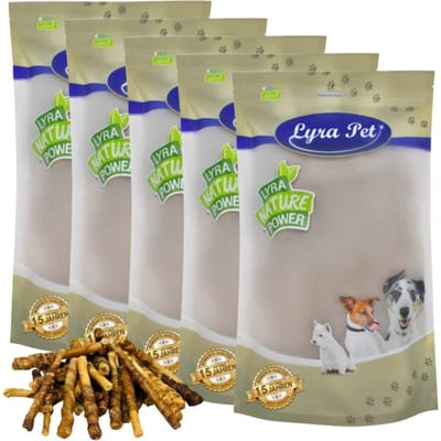 5 kg Lyra Pet® buffelsticks met rundvleesreepjes