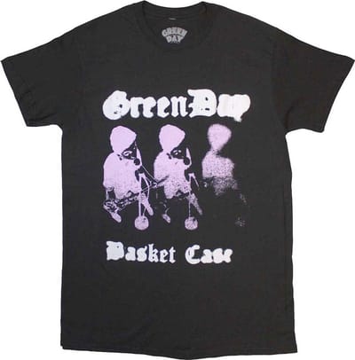 Green Day - Basket Case Heren T-shirt - S - Zwart