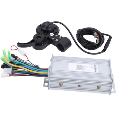 LH100 24V Elektrische Scooter Motor Controller E-bike 2-in-1 LCD Display Duimgas(500W ) black