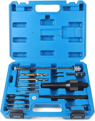 16-delige Gloei Kaars Verwijder Kit voor 8 mm en 10 mm, Motor Reparatie Set, Verwijder Tools, Preverhitting en Onderhoud