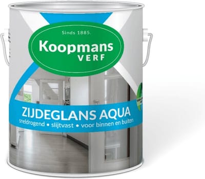 koopmans zijdeglans aqua 373 wit 250 ml