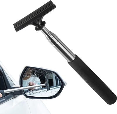 Uitschuifbare Ruitenreiniger - Auto Veger - Heldere Ruiten - Streepvrije Reiniging - Uitschuifbaar tot 98 cm - Zwart