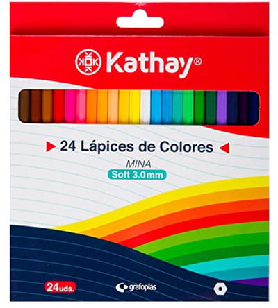 Kleurpotloden van hout met zachte vulling 3,0 mm - Ideaal voor kleuren en creatieve projecten
