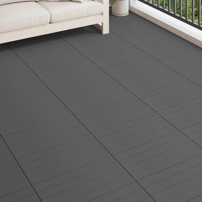 vidaXL - Terras - Tegel - 6 - st - Grijs - 60 - x - 30 - cm - WPC