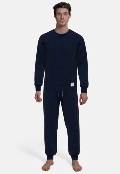 Tom Tailor pyjama lange broek rhodos dark blue