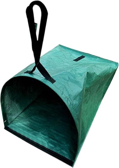 Bladzakhouder Gazon - Veger Zakken - Tuinonderhoud Vereenvoudigen - Stabiele Basis 200L - 76 x 55 x 43 cm - Groen